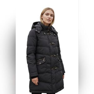 Style & Co. Quilted Black Jacket sz M